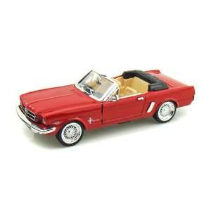  1965 Ford Mustang Convertible 1/24   Red Toys & Games
