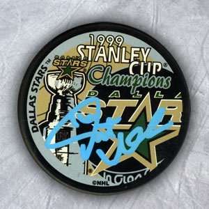   VERBEEK Dallas Stars SIGNED 1990 Stanley Cup Puck Sports Collectibles