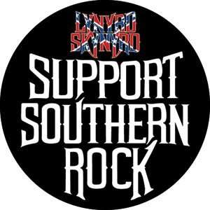  Lynyrd Skynyrd Support Southern Rock Button B 1107 Toys & Games