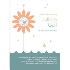  Spring Shower Bring May Flowers Baby Shower Invitations 