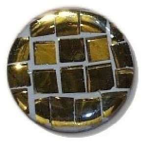   14RB1, Round 1 Diameter Glass Knob, Square Cuts