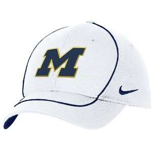   Nike Michigan Wolverines White Dri Fit Coaches Hat