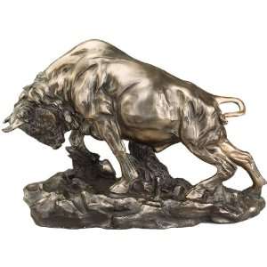  10 Classic Wall Street Charge of Bulls Bronze Desktop 