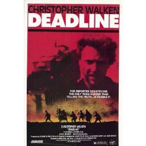  Deadline (1987) 27 x 40 Movie Poster Style A