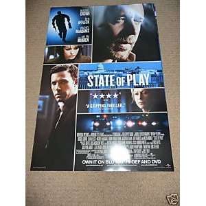  State of Play Russel Crowe 2009 Movie Poster 27x40 