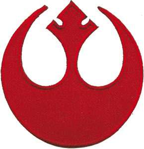  Star Wars   Red Rebel Insignia Emblem Logo   Embroidered 