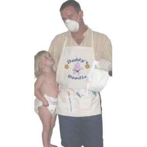 Daddys Diaper Changing Apron   Unique New Dad Gag Gift  Baby Shower 