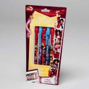  High School Musical 3 Stick Pens 5 Pack Case Pack 96