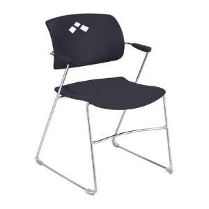  Safco Veer 4286GS Flex Back Stack Chair with Arm,21.25 x 