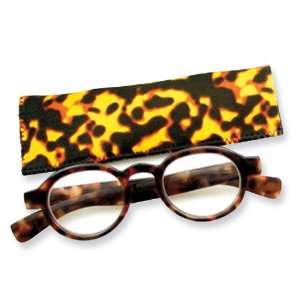  Brown Tortoise 1.25 Magnification Reading Glasses Jewelry