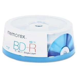  Memorex Blu Ray BD R Recordable Disc MEM97854 Electronics