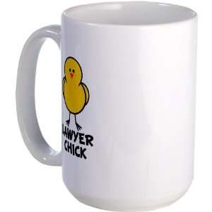  Lawyer Chick Lawyer Large Mug by  Everything 