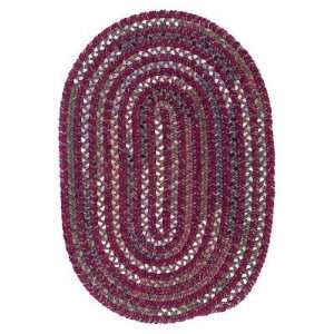   Montage Chenille Braided Rug   Sangria, 8 ft. Round