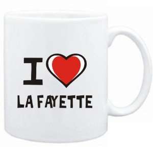  Mug White I love La Fayette  Usa Cities Sports 