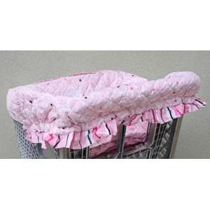  Light Pink Swirl Shopping Cart Cover Baby
