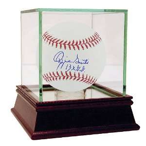   Baseball with 13x GG Ins with Glass Display Case