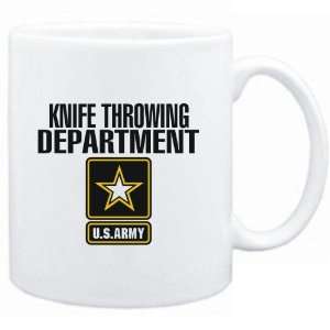  Mug White  Knife Throwing DEPARTMENT / U.S. ARMY  Sports 