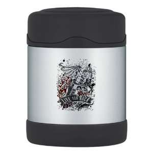  Thermos Food Jar Live For Rock Guitar Skull Roses and 