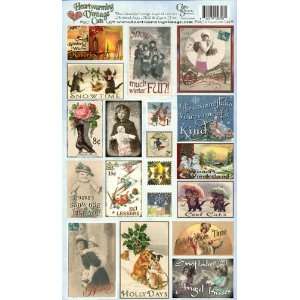  Heartwarming Vintage Cuts 7X12 Sheet Winter Wond