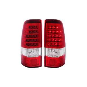  Anzo USA 311010 Chevrolet/GMC Red/Clear LED Tail Light 