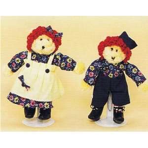  Raggedy Ann and Andy Bears [Set of 2] Toys & Games