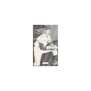  Ted Abernathy Autographed Black & White Post Card Sports 