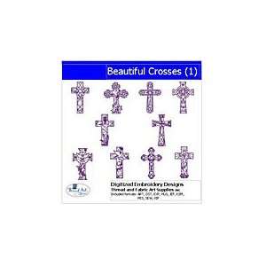  Digitized Embroidery Designs   Beautiful Crosses(1) Arts 