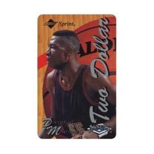   Card $2. Assets Series #2 (1995) Dikembe Mutombo (03/31/96) SPECIMEN