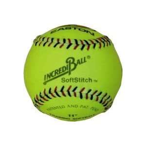 12 Incrediball Softstitch Softball (Yellow)   Half Dozen  