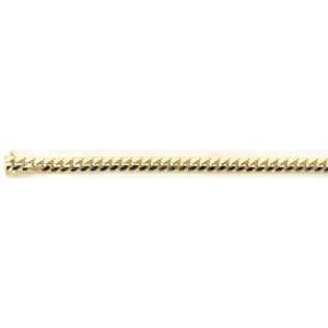  14K YELLOW GOLD MIAMI CUBAN CHAIN 7.0MM 7 INCHES Jewelry