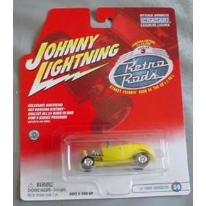  Retro Rods 32 Ford Roadster YELLOW Convertible #14 Toys & Games