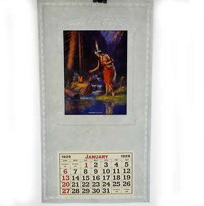 Goddard Calendar Pin up 1929 Comrades of the Wild  