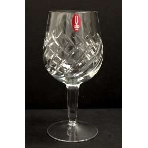   New Set of 6 Crystal White Wine Stemwear Glasses Hand Cut 055 3219 6