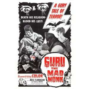 Guru, the Mad Monk Movie Poster (27 x 40 Inches   69cm x 102cm) (1970 
