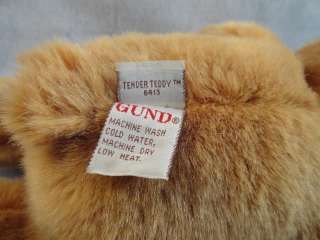 Gund Plush TENDER TEDDY Bear #6413 Light Brown 13 C99Sale  