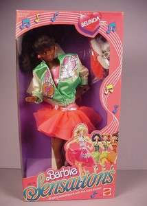 1987 Barbie & Sensations Belinda Doll MIB NRFB retro 50s Sock Hop 