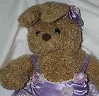 Brown Bunny Rabbit Princess Purple Gown Build a Bear 18