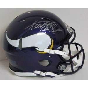 Signed Adrian Peterson Helmet   Authentic   Autographed NFL Helmets 