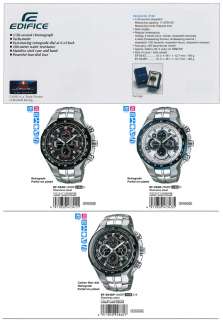 100% Genuine Casio Mens Watch Edifice EF 554SP 1AVDF  
