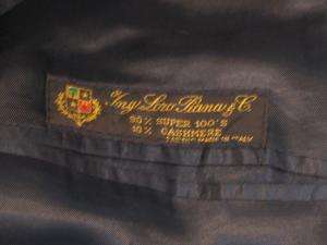 Ing. Loro Piana Cashmere Wool Gray Pinstripe Suit 44 R  