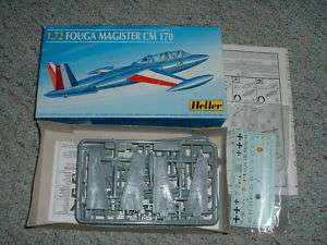 Heller 1/72 HO Fouga Magister CM 170  Old kit  