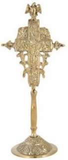 Orthodox Christian Church Byzantine Brass Cross for Sanctification of 