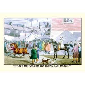  Whats the Price of the Young Nag Miller? 24x36 Giclee 