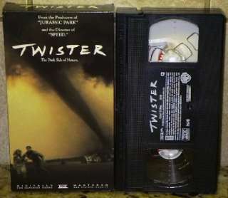 Twister Movie VHS FREE U.S. SHIPPING 085392010035  