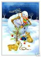 H3 Zemak Christmas Cards Pembroke Welsh Corgi Dog Snow  