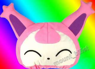 Pokemon Skitty Japanese Plush Fleece Cosplay Cap, Brand New