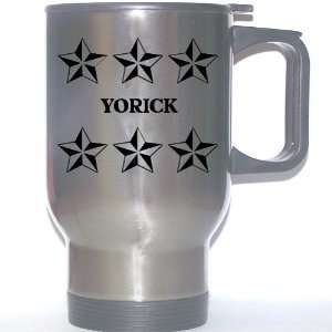  Personal Name Gift   YORICK Stainless Steel Mug (black 