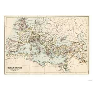  Map of the Roman Empire in the Third Century Premium 