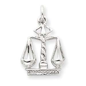   Scales of Justice Charm   Measures 21.3x13.5mm   JewelryWeb Jewelry