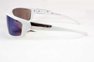 Vertx VT Sunglasses Model VT 5001 02 Side White Frame, Gunmetal Trim 